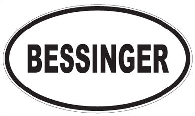 BESSINGER - Oval Magnet