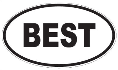BEST - Oval Magnet