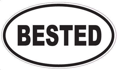 BESTED - Oval Sticker