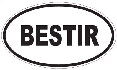 BESTIR - Oval Sticker