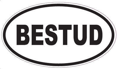 BESTUD - Oval Sticker
