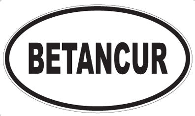 BETANCUR - Oval Magnet