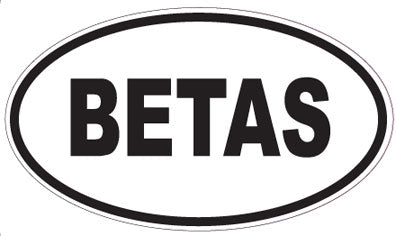BETAS - Oval Magnet