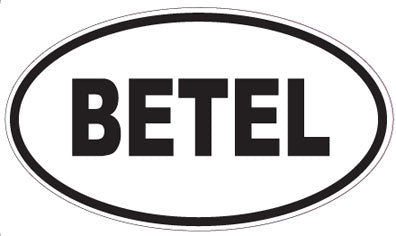 BETEL - Oval Sticker