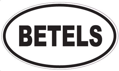 BETELS - Oval Sticker