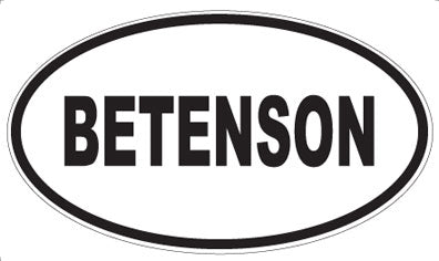 BETENSON - Oval Magnet