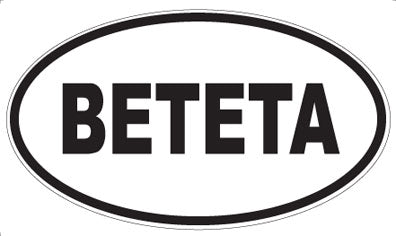 BETETA - Oval Magnet