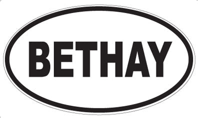 BETHAY - Oval Magnet