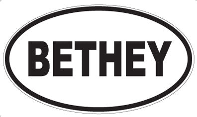 BETHEY - Oval Magnet