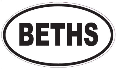 BETHS - Oval Magnet