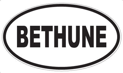 BETHUNE - Oval Magnet