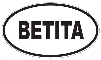 BETITA - Oval Magnet