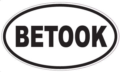 BETOOK - Oval Sticker