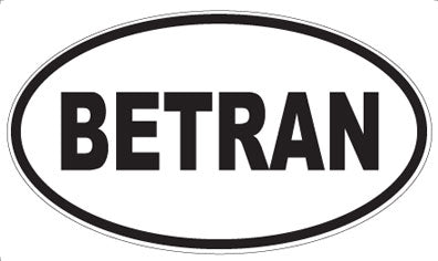 BETRAN - Oval Magnet