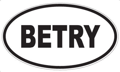 BETRY - Oval Magnet