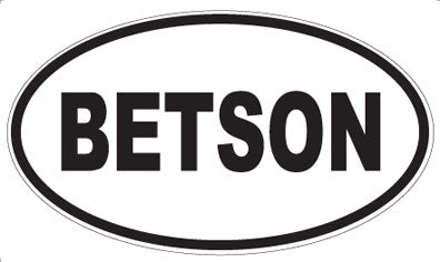 BETSON - Oval Magnet
