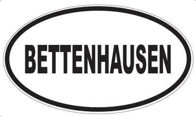BETTENHAUSEN - Oval Magnet