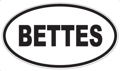 BETTES - Oval Magnet
