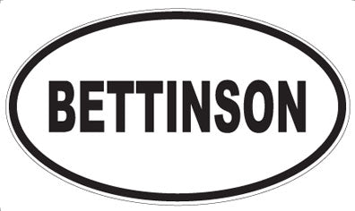BETTINSON - Oval Magnet