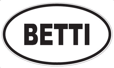 BETTI - Oval Magnet