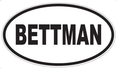BETTMAN - Oval Magnet