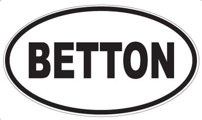 BETTON - Oval Magnet