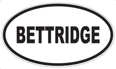 BETTRIDGE - Oval Magnet
