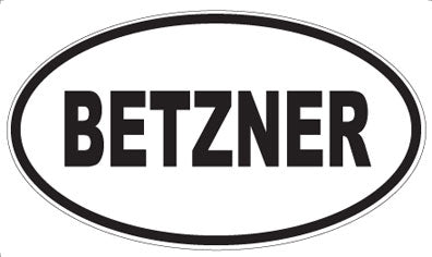 BETZNER - Oval Magnet