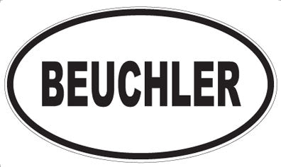 BEUCHLER - Oval Magnet