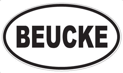 BEUCKE - Oval Magnet