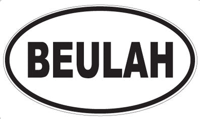 BEULAH - Oval Magnet