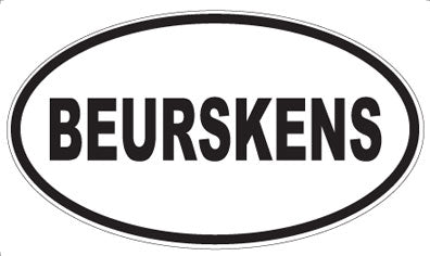 BEURSKENS - Oval Magnet