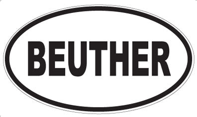 BEUTHER - Oval Magnet