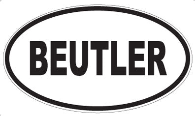 BEUTLER - Oval Magnet
