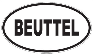 BEUTTEL - Oval Magnet