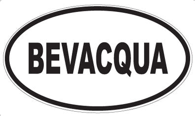 BEVACQUA - Oval Magnet