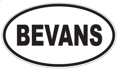 BEVANS - Oval Magnet