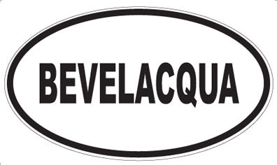 BEVELACQUA - Oval Magnet