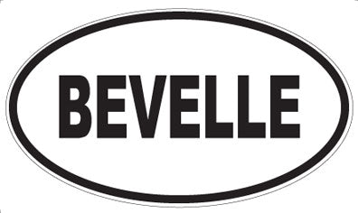 BEVELLE - Oval Magnet