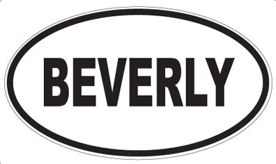 BEVERLY - Oval Magnet