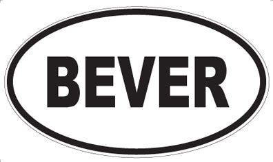 BEVER - Oval Magnet