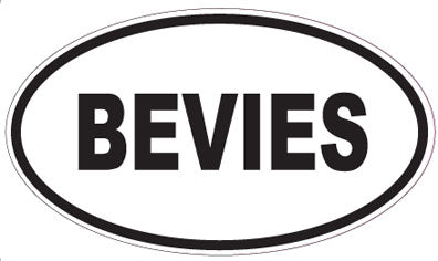 BEVIES - Oval Sticker