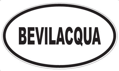 BEVILACQUA - Oval Magnet
