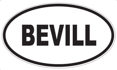 BEVILL - Oval Magnet