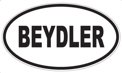 BEYDLER - Oval Magnet