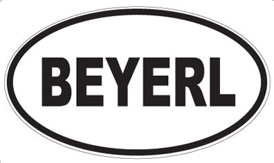 BEYERL - Oval Magnet