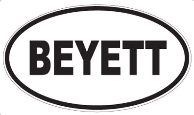BEYETT - Oval Magnet