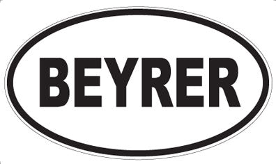 BEYRER - Oval Magnet