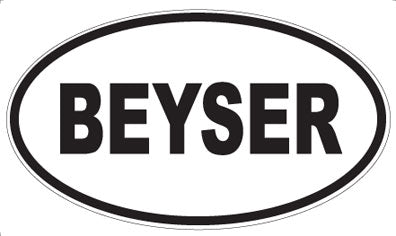 BEYSER - Oval Magnet