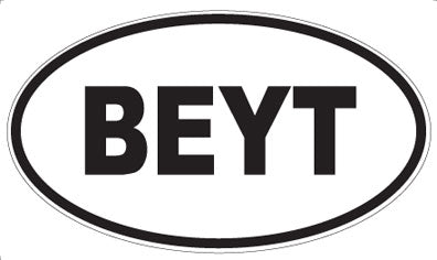 BEYT - Oval Magnet